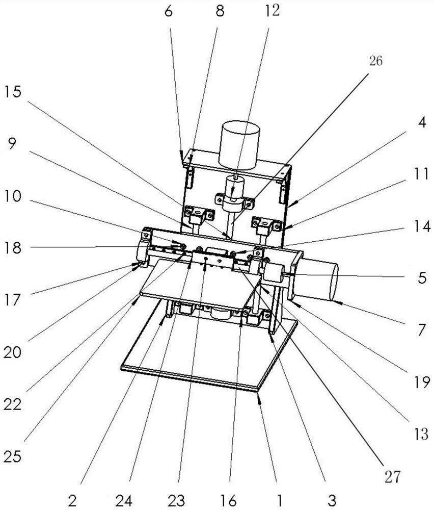 Two-degree-of-freedom simulation breathing platform and control method thereof