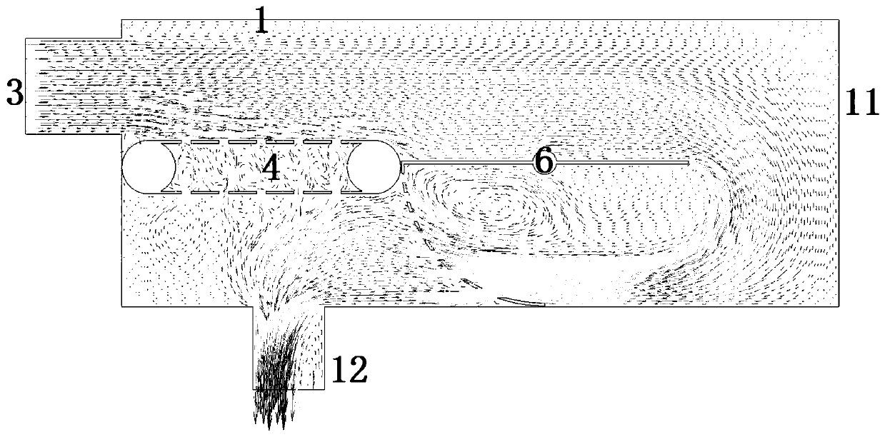 Continuous anti-blocking separation device and method for medium and small-sized river dredging sludge and garbage