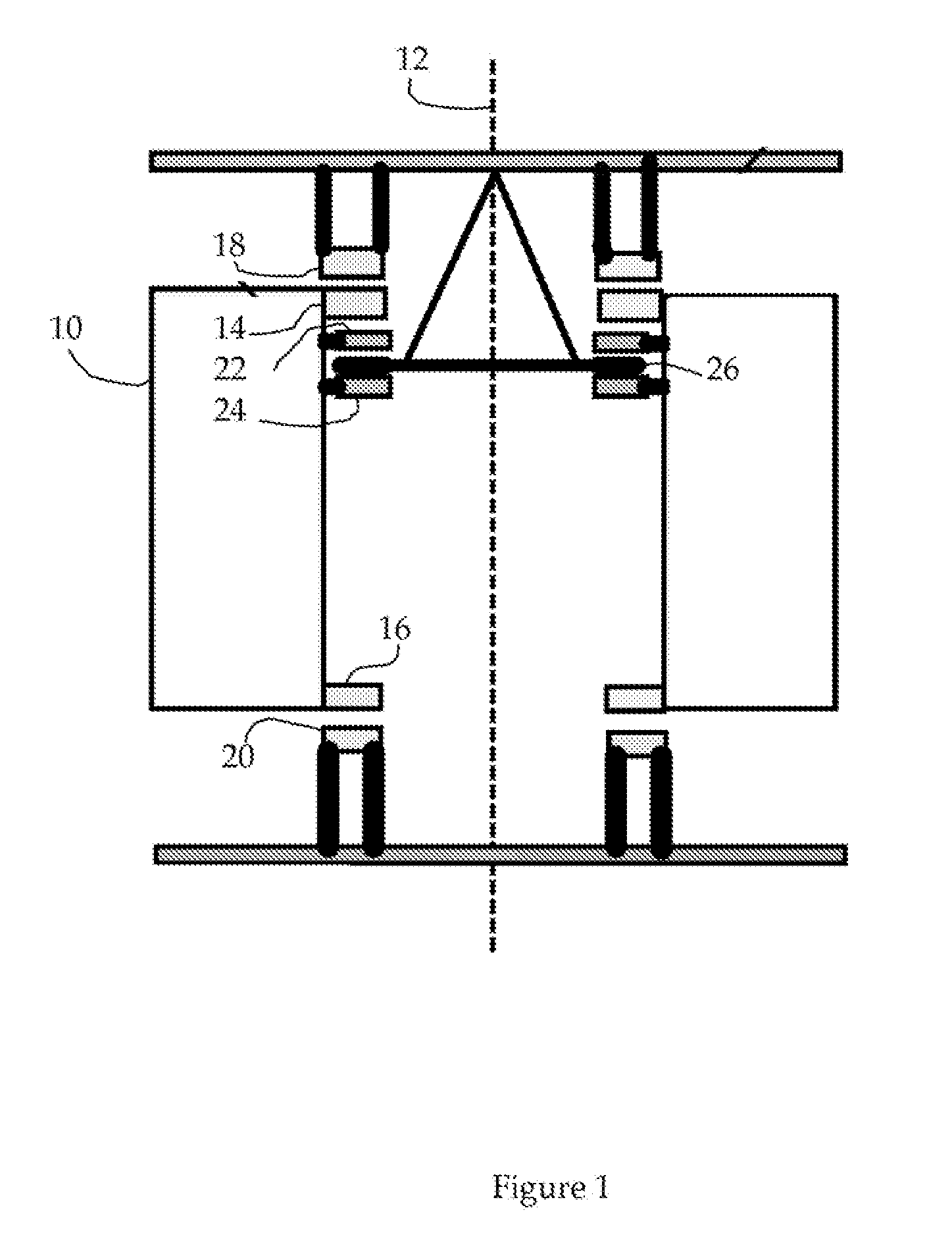 Passive magnetic bearing system