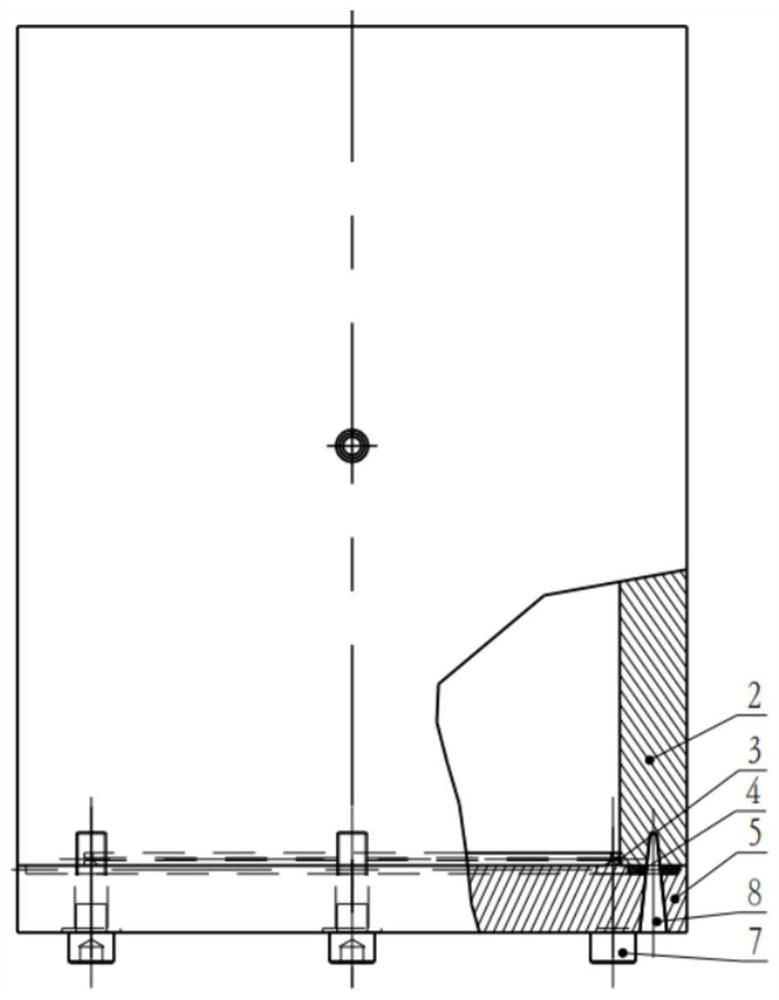 Detachable header device applied to coiled pipe high-pressure heaters