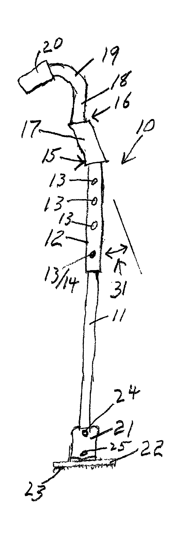 Dust mop handle method and apparatus