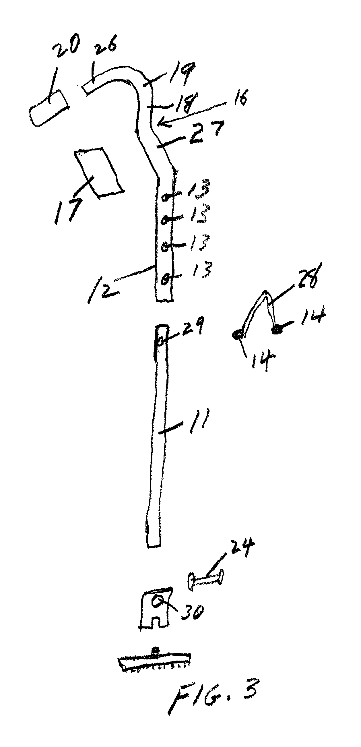 Dust mop handle method and apparatus