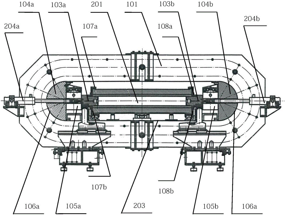 Assembly line type ultrahigh-pressure sterilizing equipment