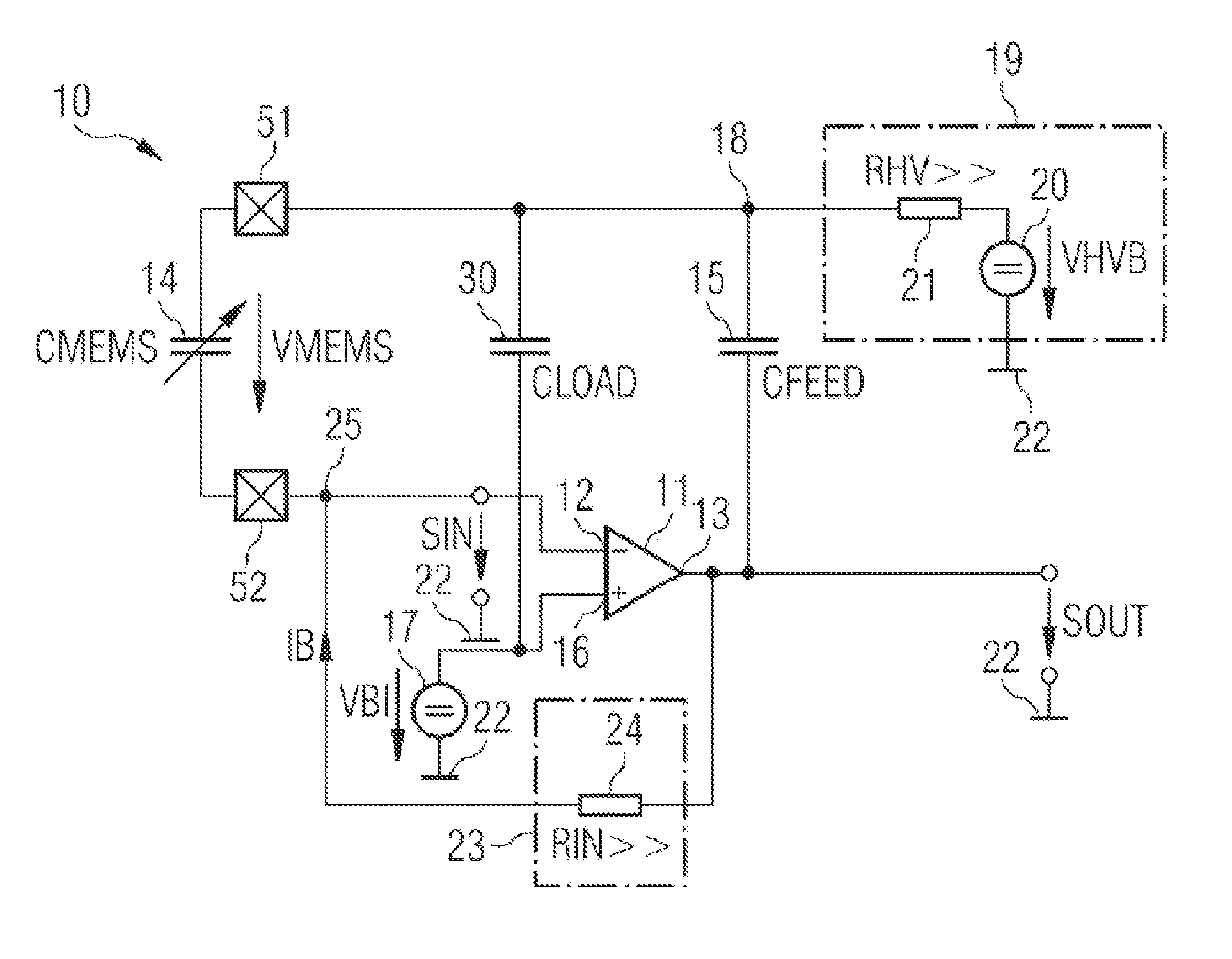 Sensor arrangement and method for generating an amplified sensor signal