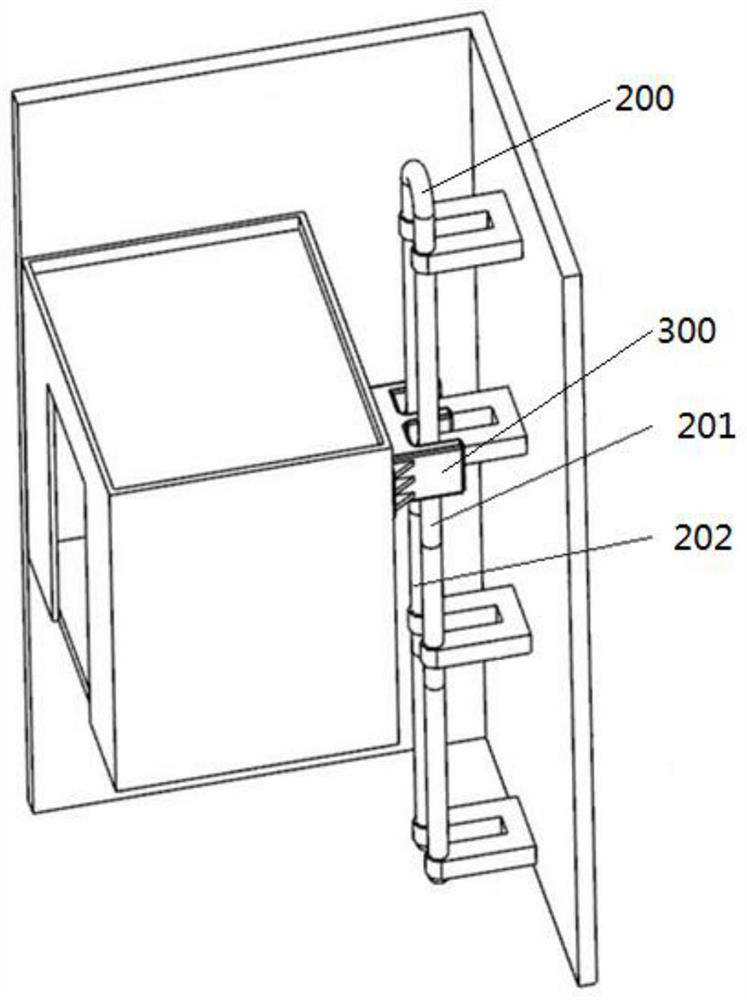 Dual-wire guide rail wireless power supply system