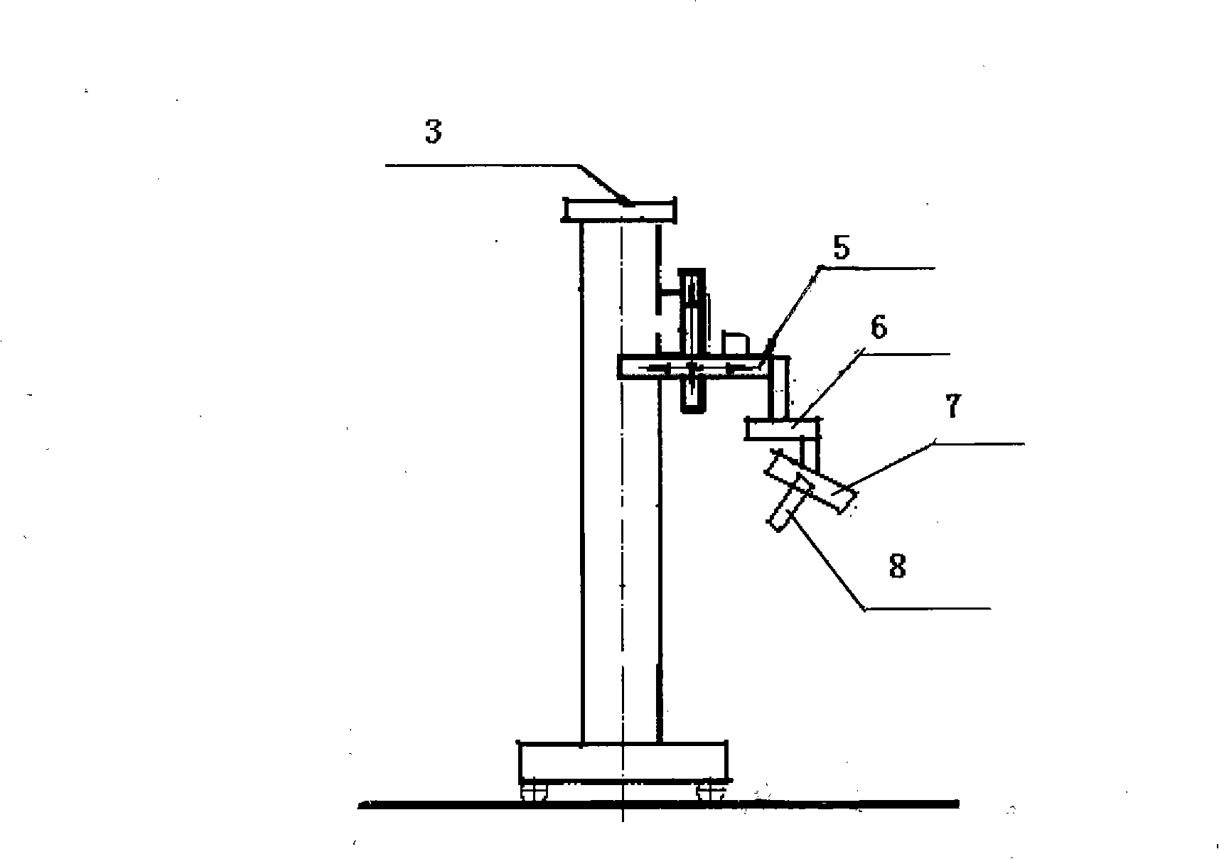 Automatic welding process of skewed tube fillet of boiler separator