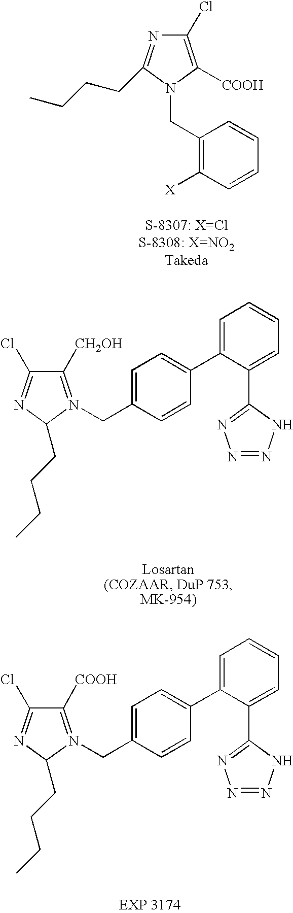 1,(3,)5-substituted imidazoles, their use in the treatment of hypertension and methods for their preparation