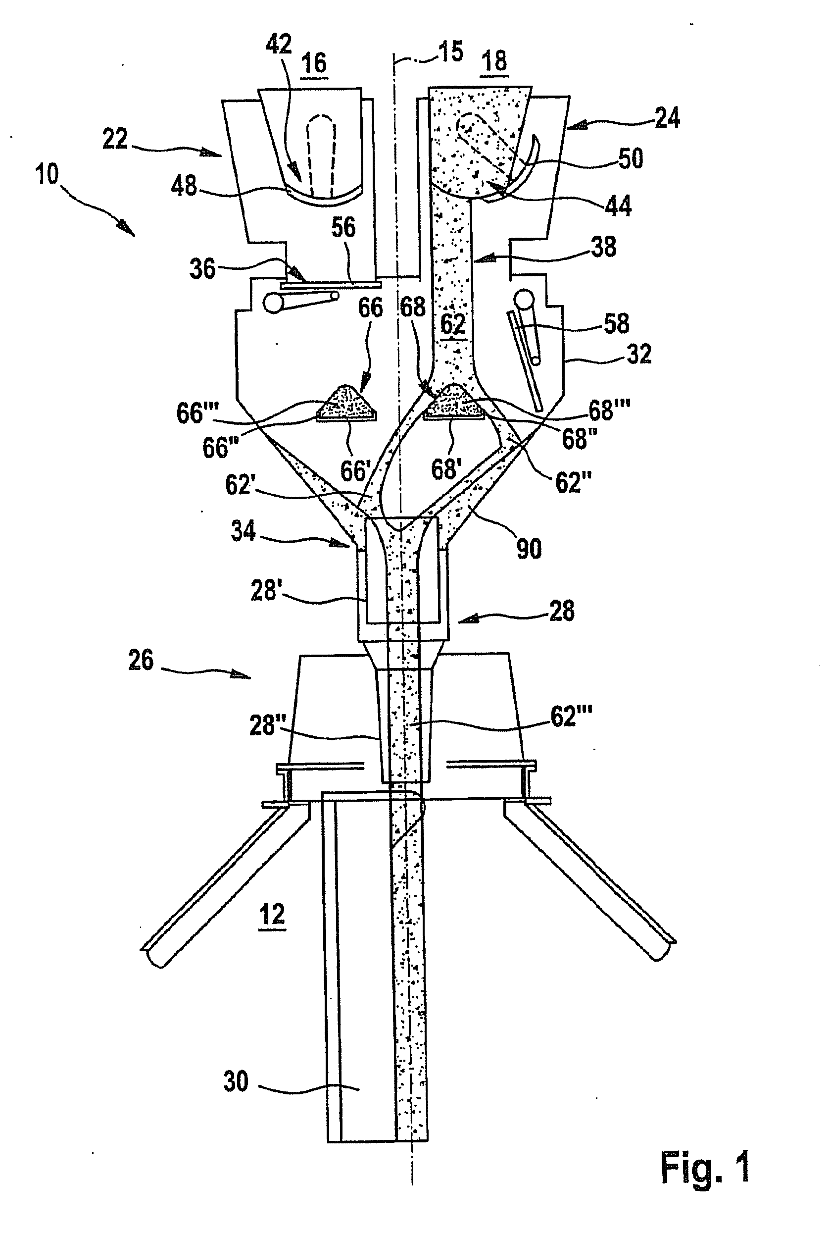 Charging device for a shaft furnace