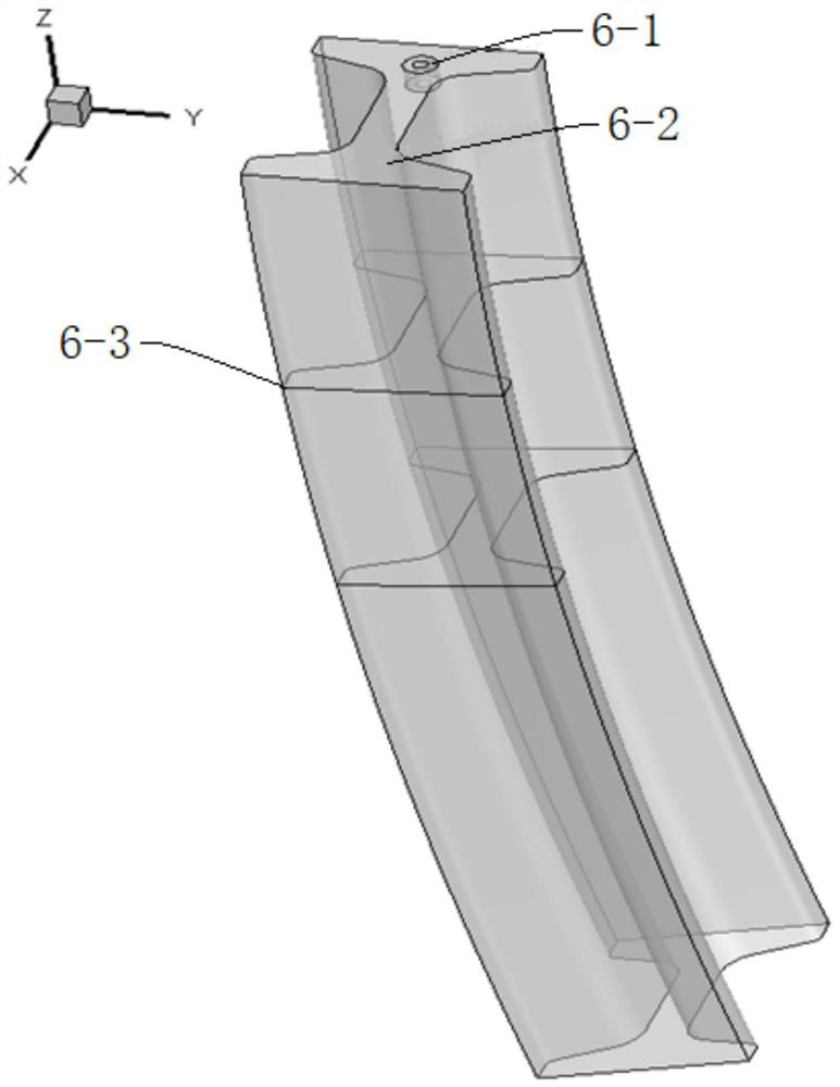 A cooling control device and control method for a single-point unbalanced casting special-shaped billet crystallizer