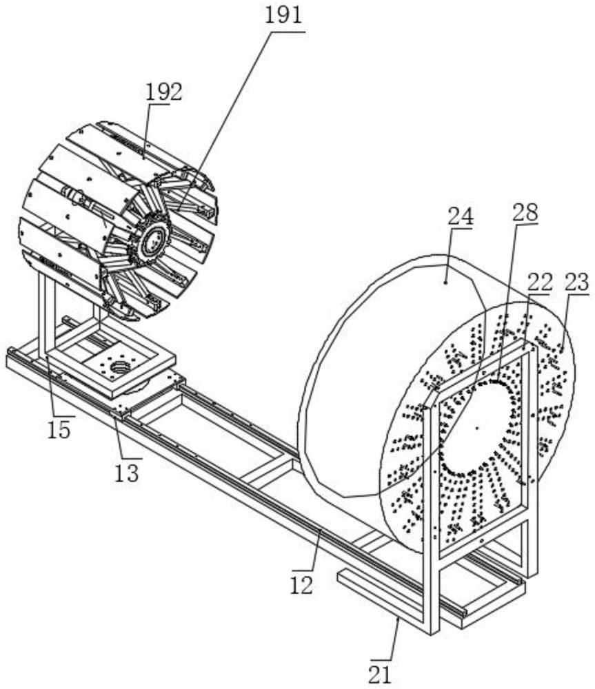 Expanding and supporting device for thermal insulation pipe