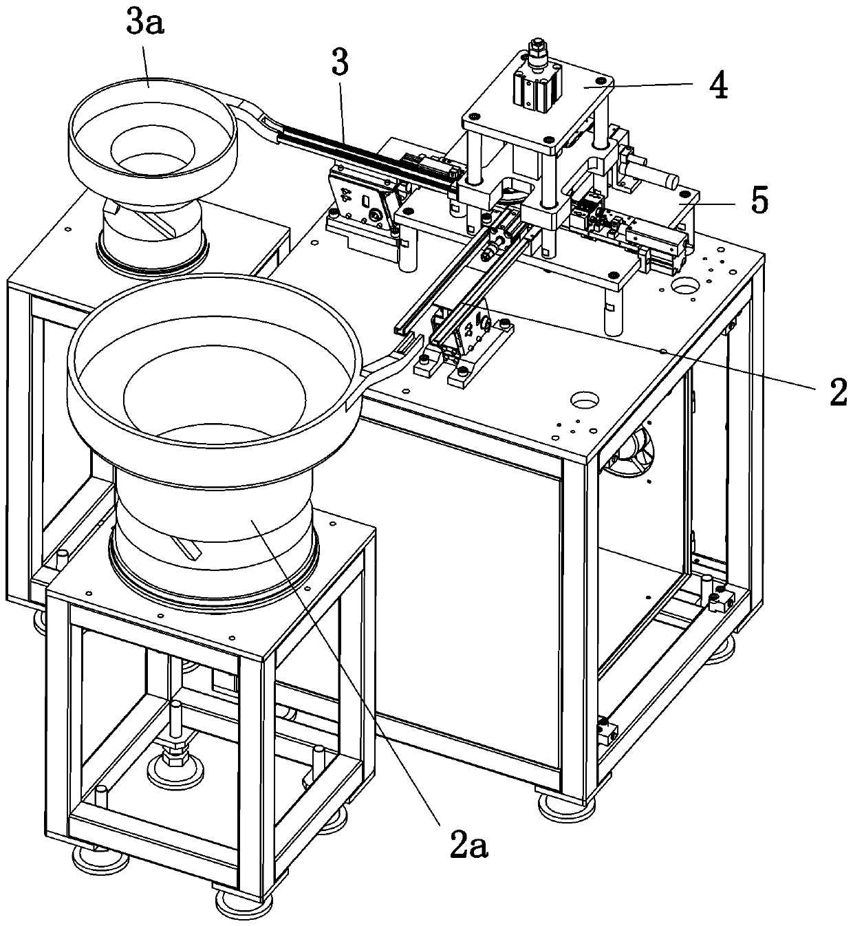 Detection mechanism for gas nozzle assembling machine