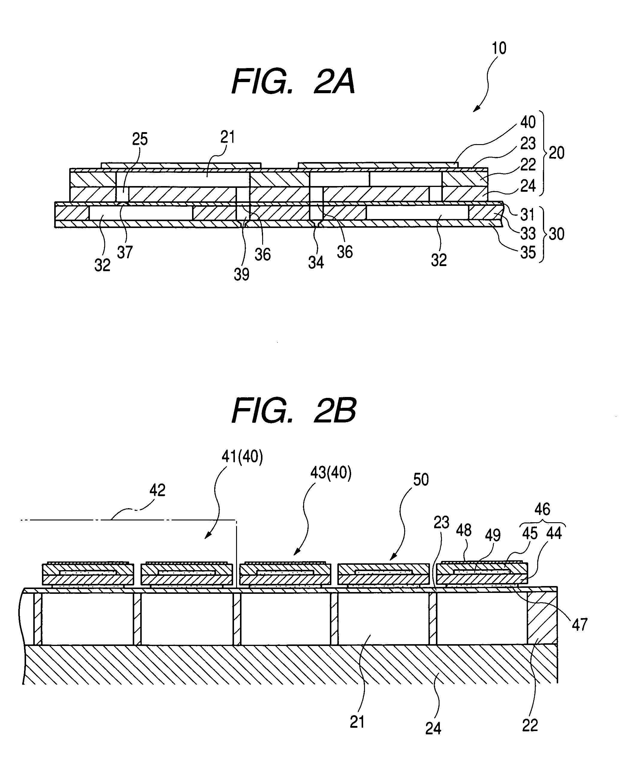 Actuator device, liquid ejection head, and method of inspecting the same