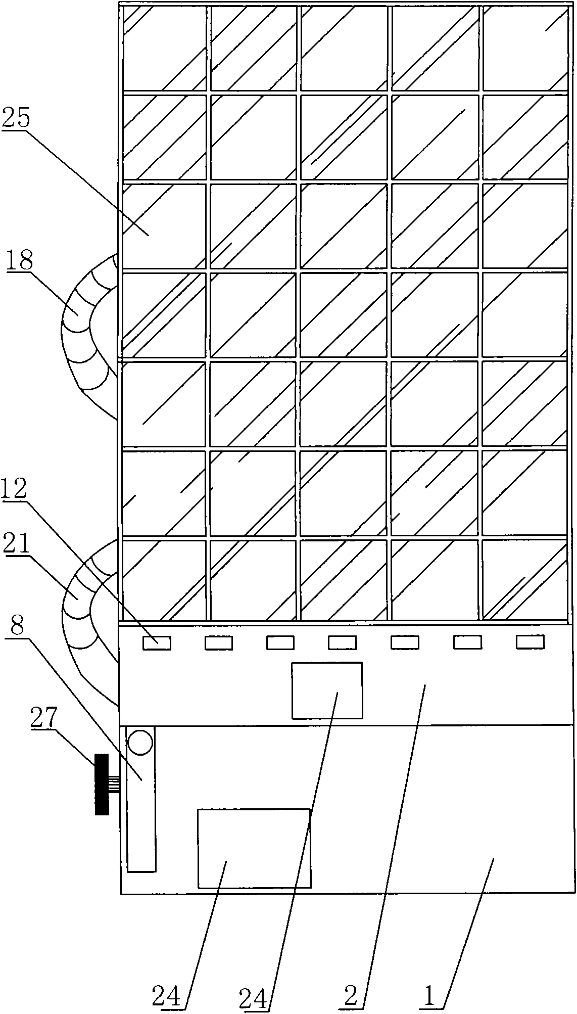Device and method for improving cleanness and bulkiness of water-washed down