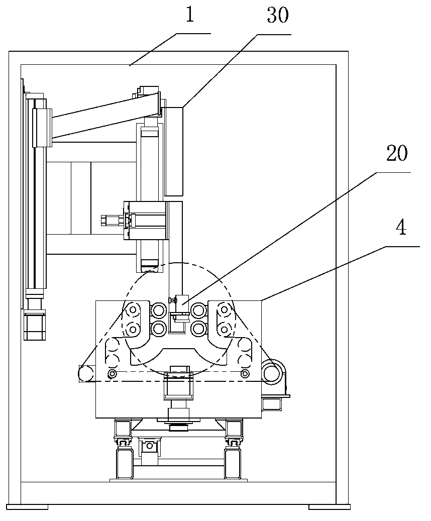 X-ray inspection machine and tire expanding rotation driving method thereof
