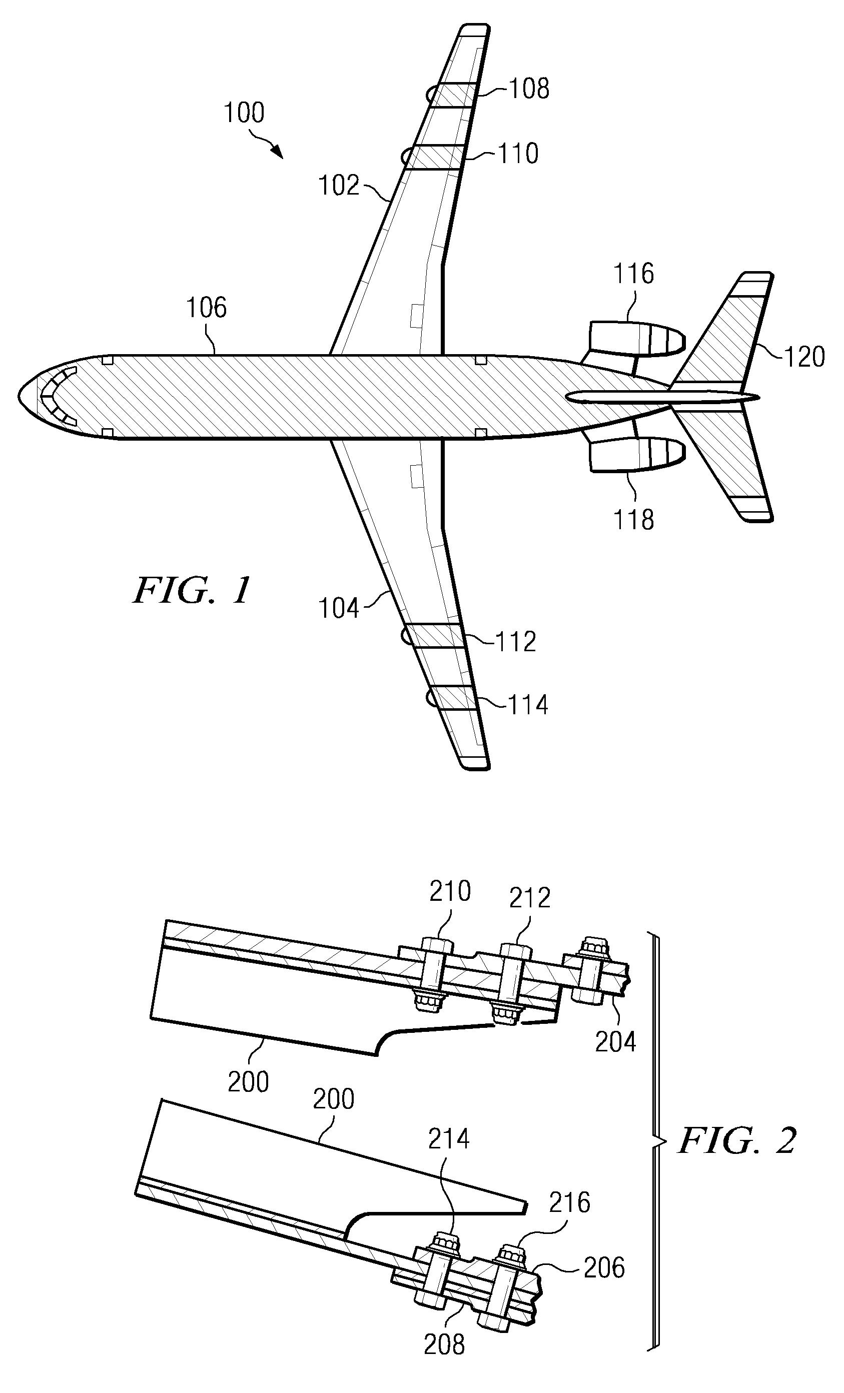 Method and apparatus for preventing lightning strike damage to a structural component