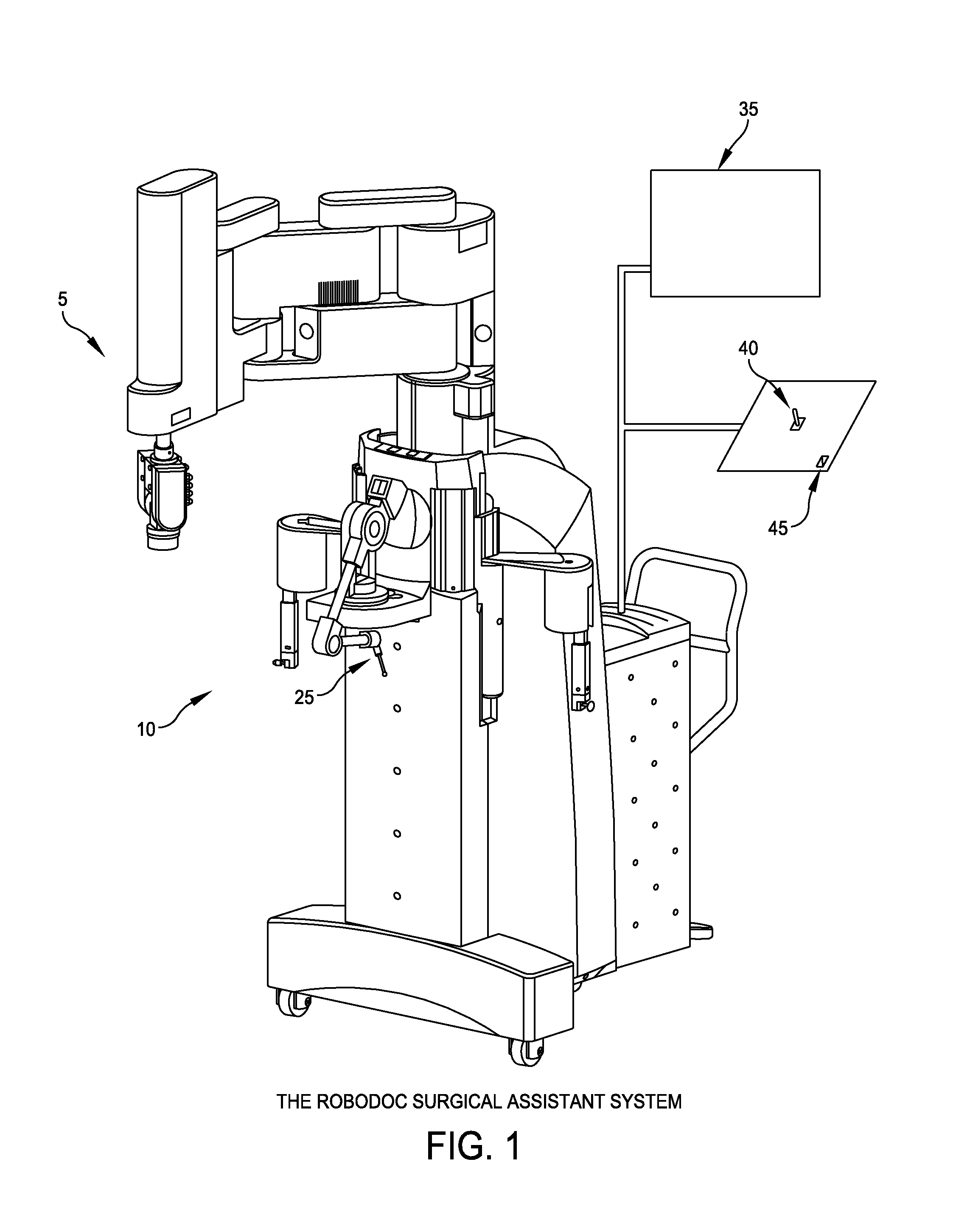 Method and apparatus for determining and guiding the toolpath of an orthopedic surgical robot