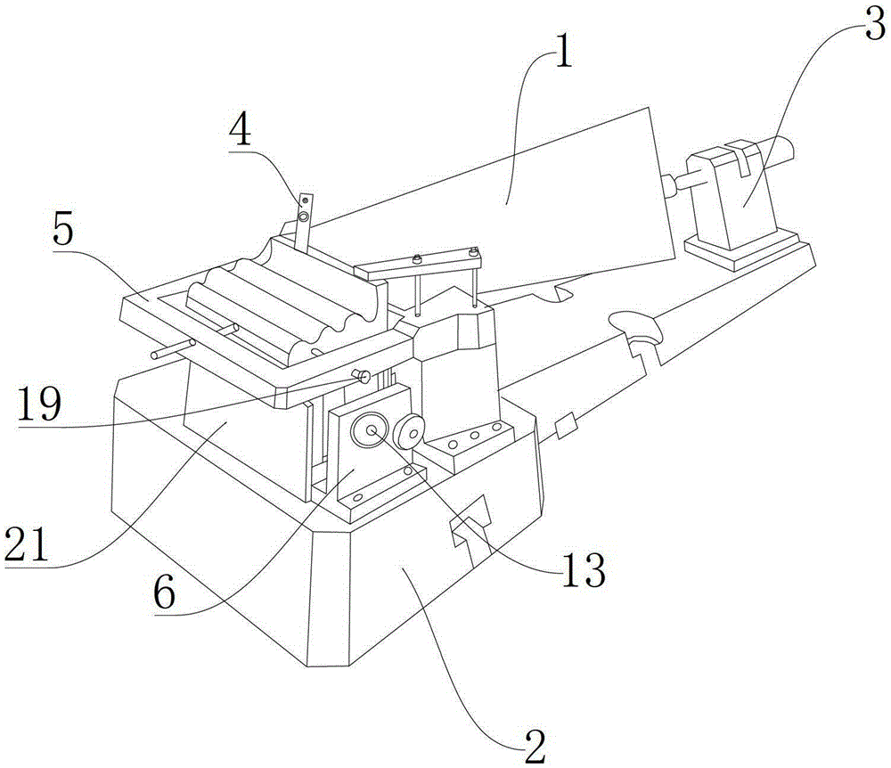 Blade milling tenon tooth fixture