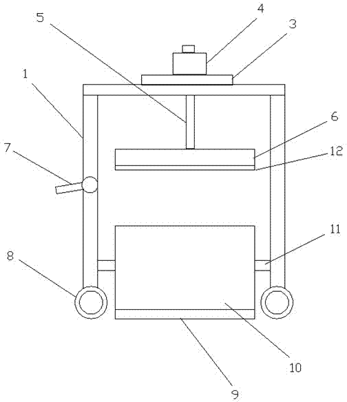 Corrugated paper flattening machine