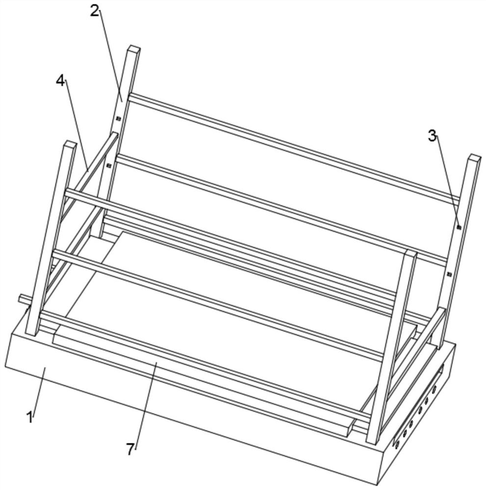 Portable fixing frame with livestock limiting mechanism for livestock weighing