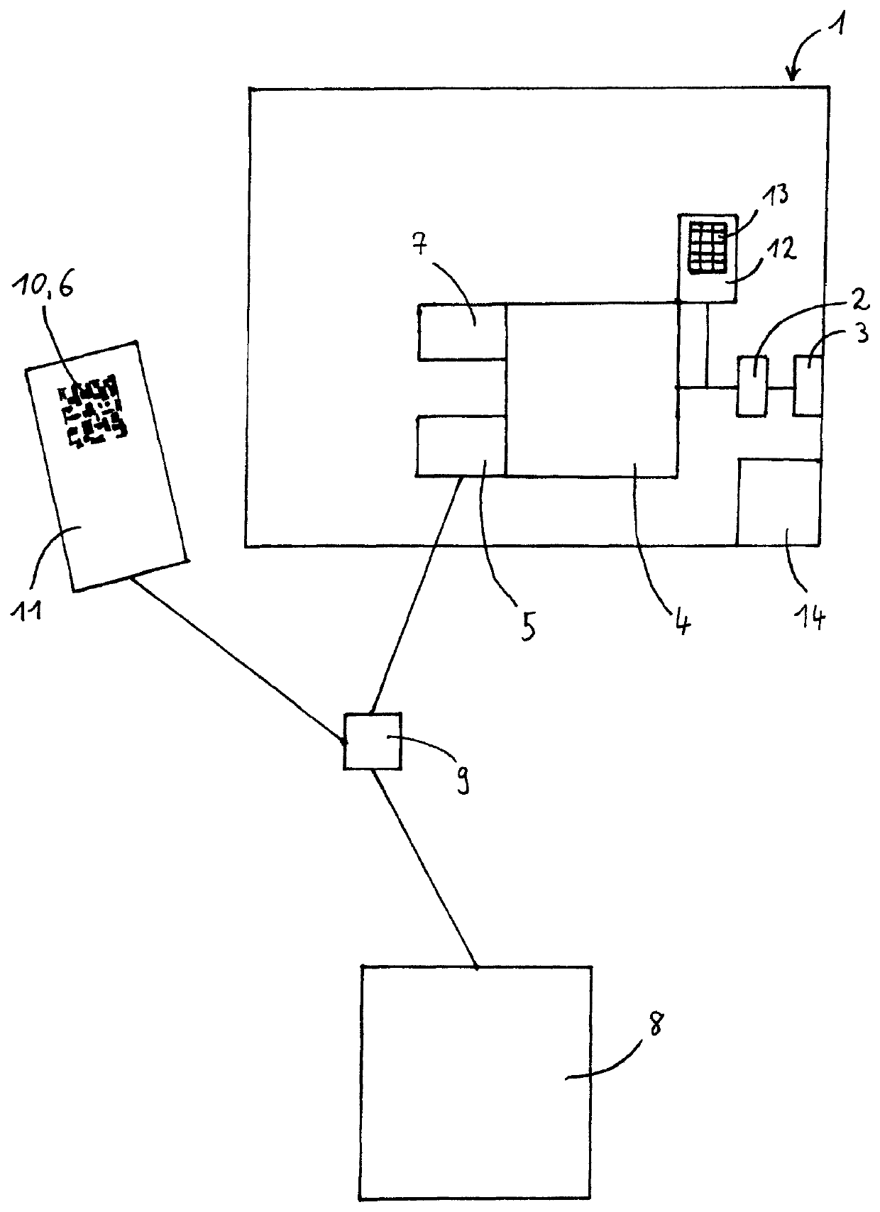 Locking system and method for locking a container