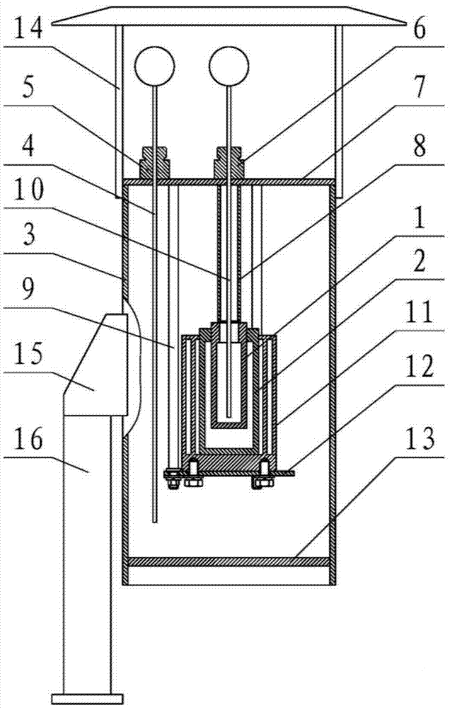 Method for measuring hydrogen concentration in containment vessel of nuclear power plant