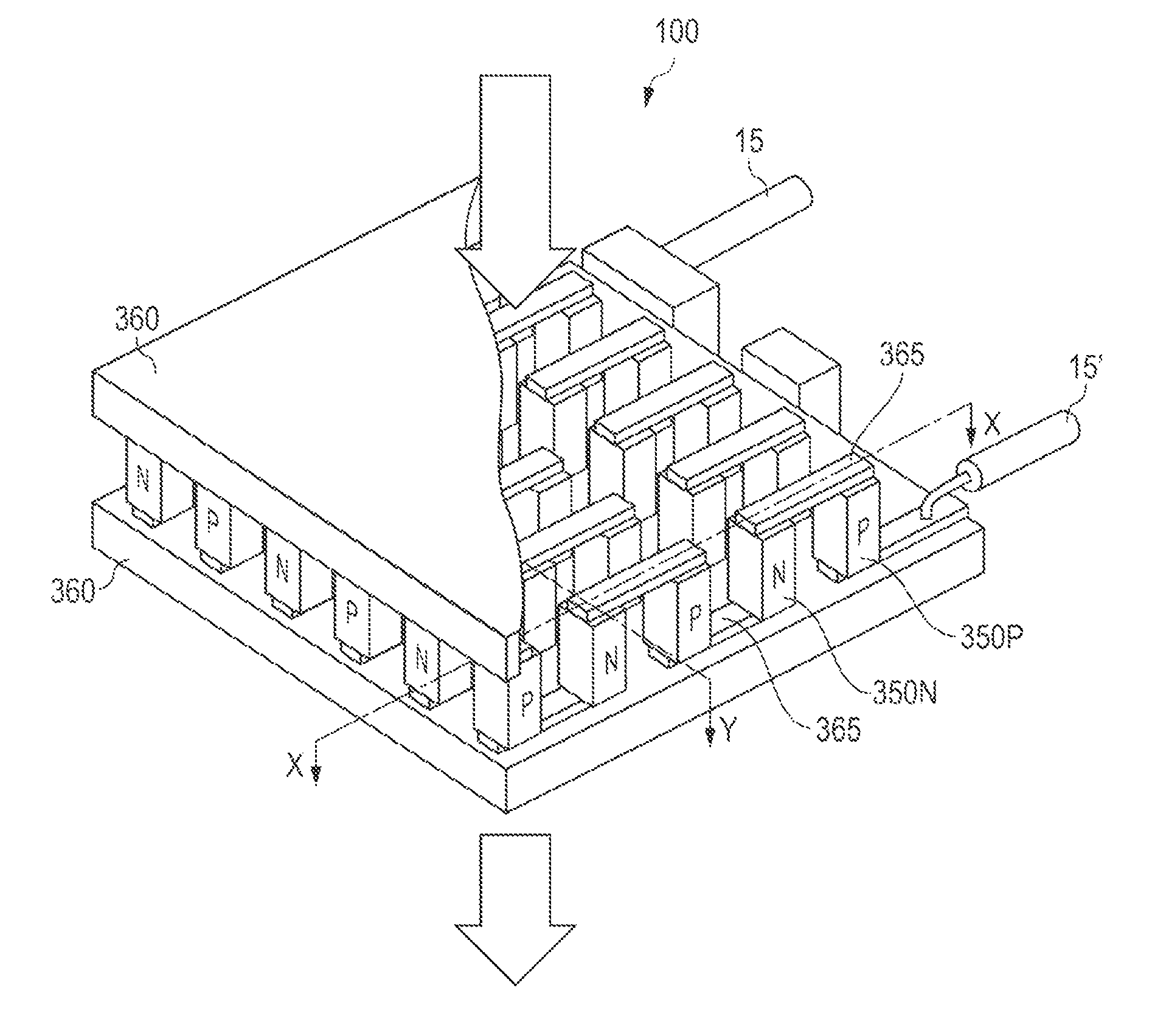 Thermoelectric conversion module