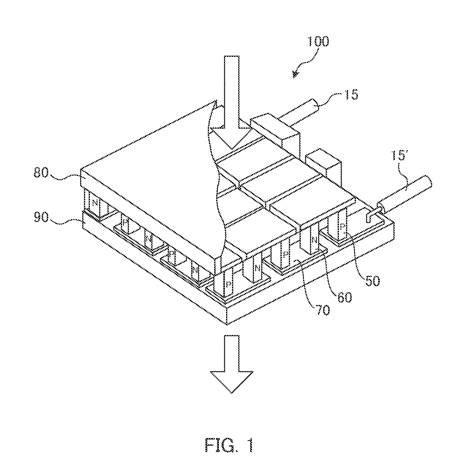 Thermoelectric conversion module