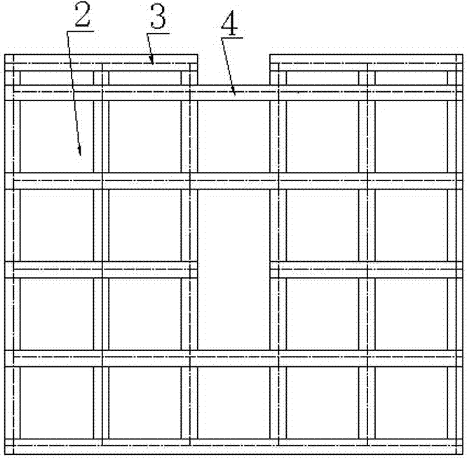 An automobile bumper horizontal transport fixing device