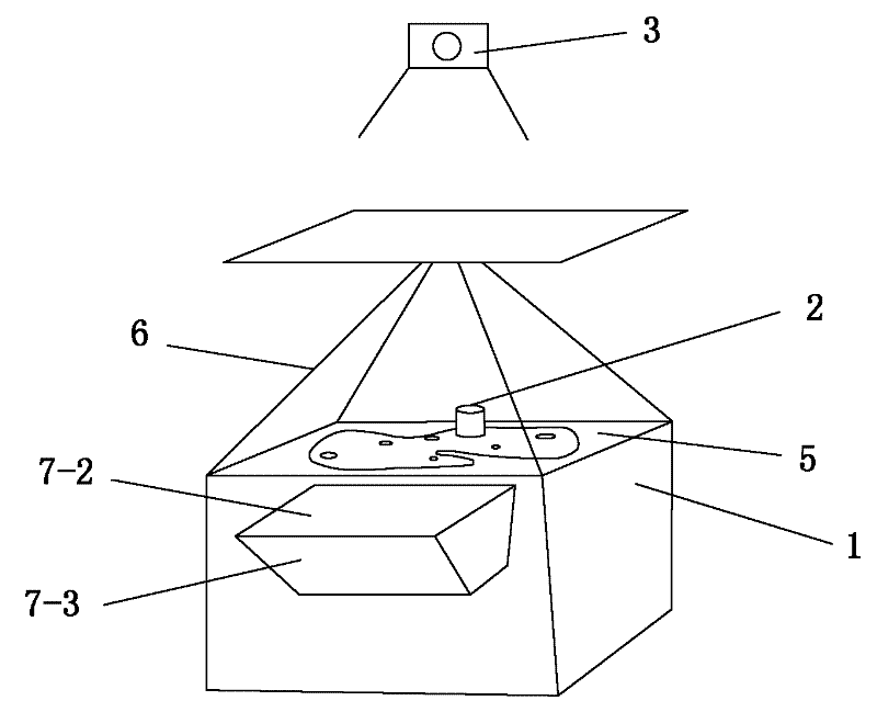Holographic imaging sand table system