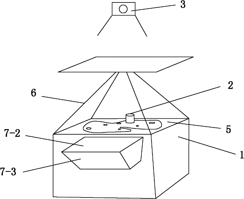 Holographic imaging sand table system