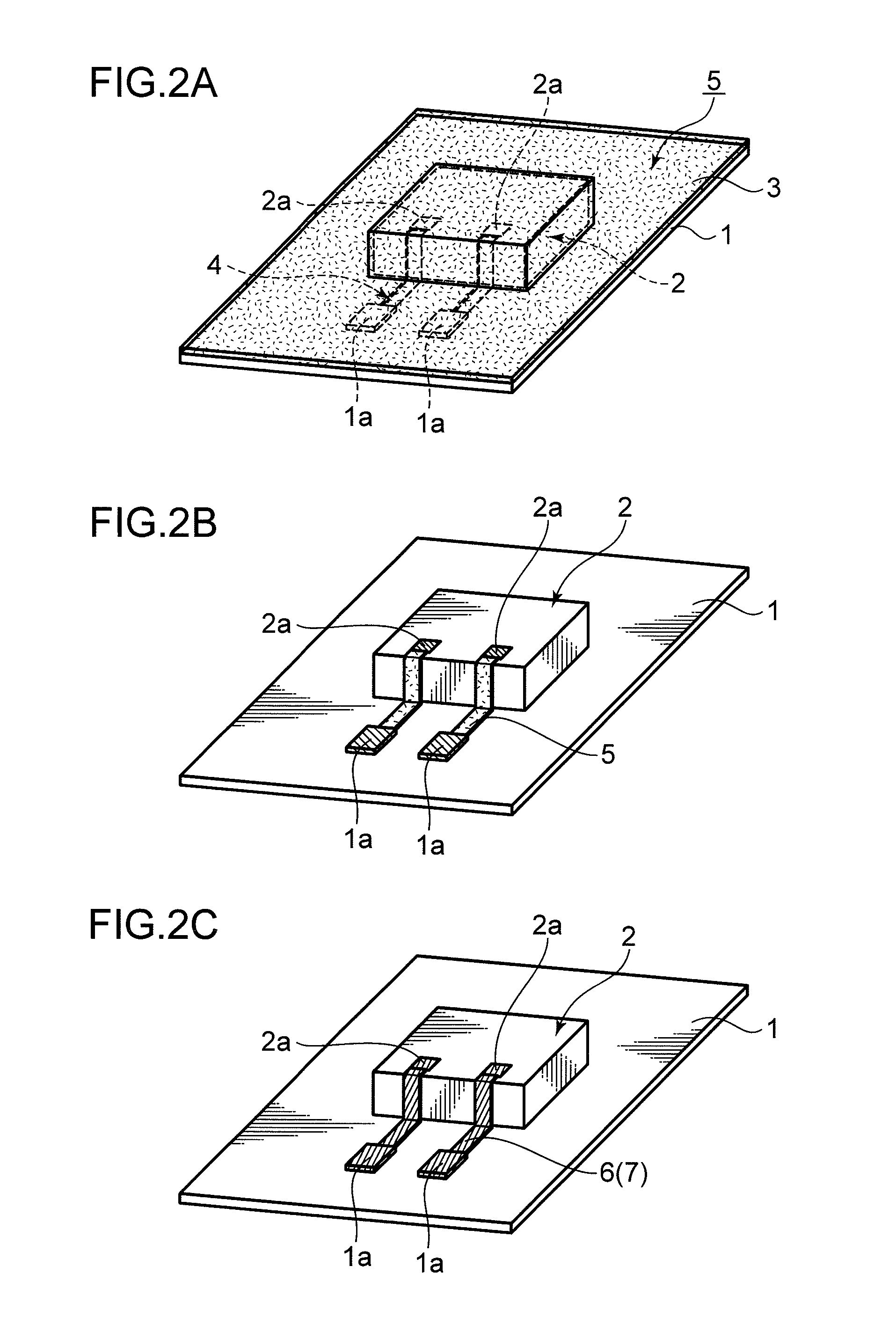 Method of mounting semiconductor chips, semiconductor device obtained using the method, method of connecting semiconductor chips, three-dimensional structure in which wiring is provided on its surface, and method of producing the same