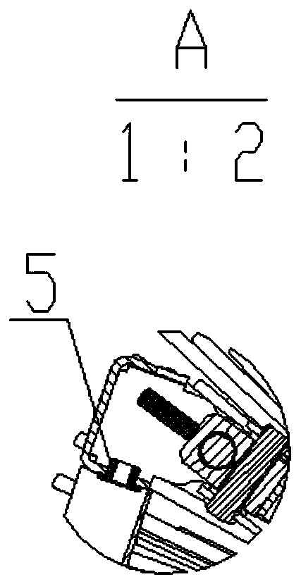 Obstacle avoidance device of front sweeping brush system