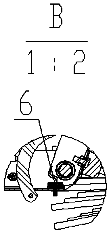 Obstacle avoidance device of front sweeping brush system