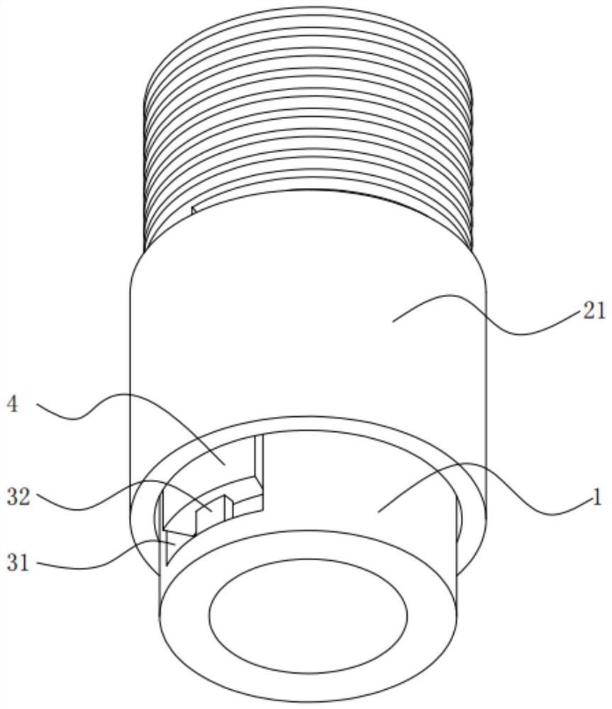 Combined adapter for blowdown of air bag