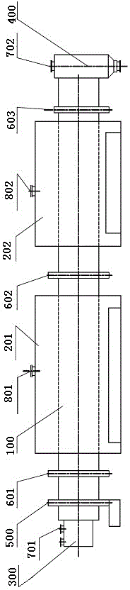 Method for extracting aluminum oxide from coal ash through hot-wall reaction