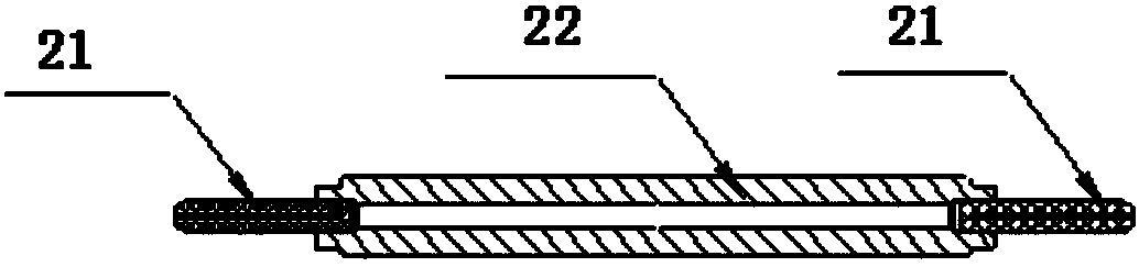 Floating optical fiber contact member and connector thereof