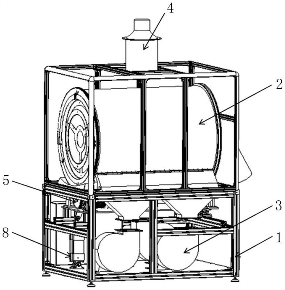 A kind of explosive bead processing equipment for cigarettes and its shaping and drying device