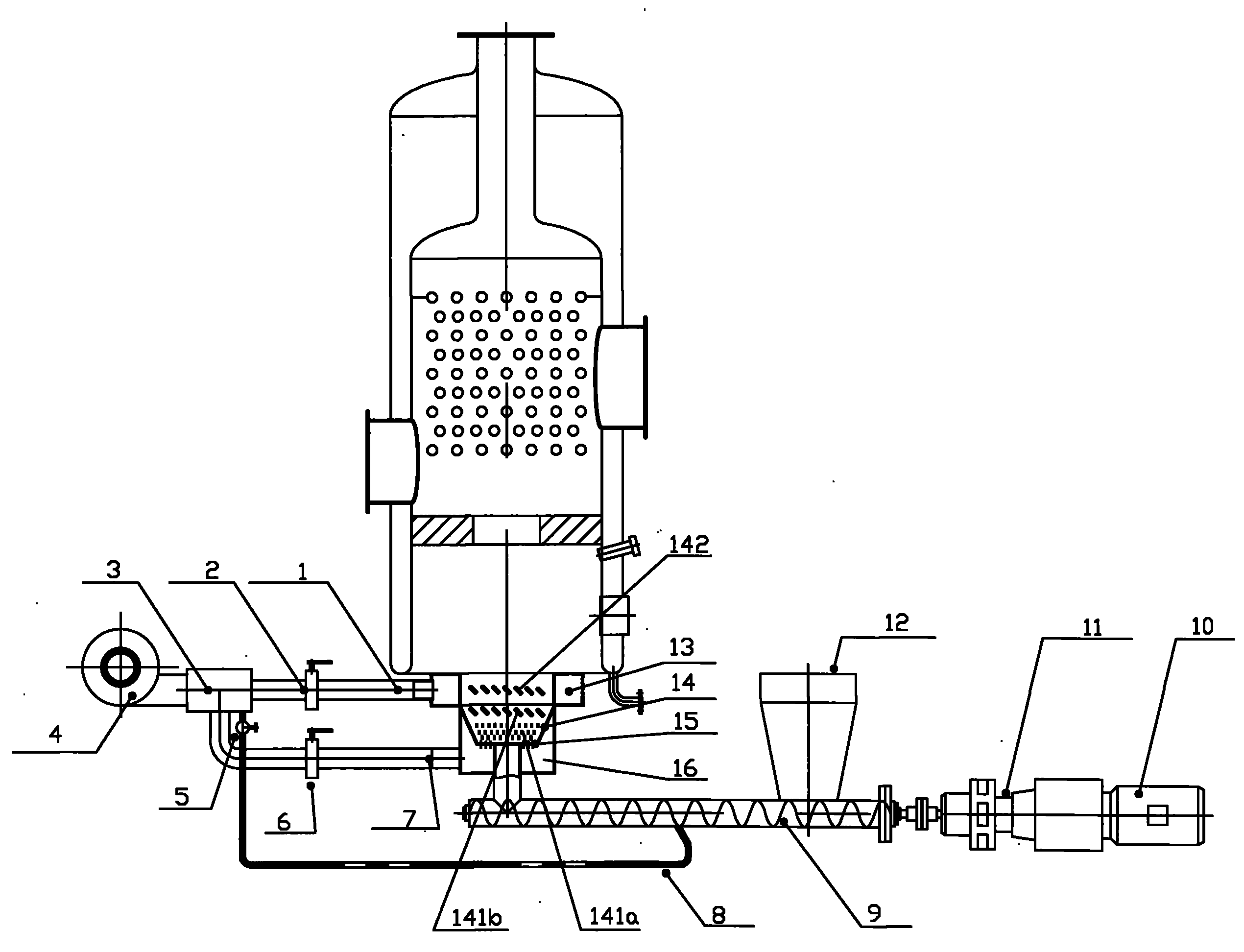 Biomass gasification fired boiler