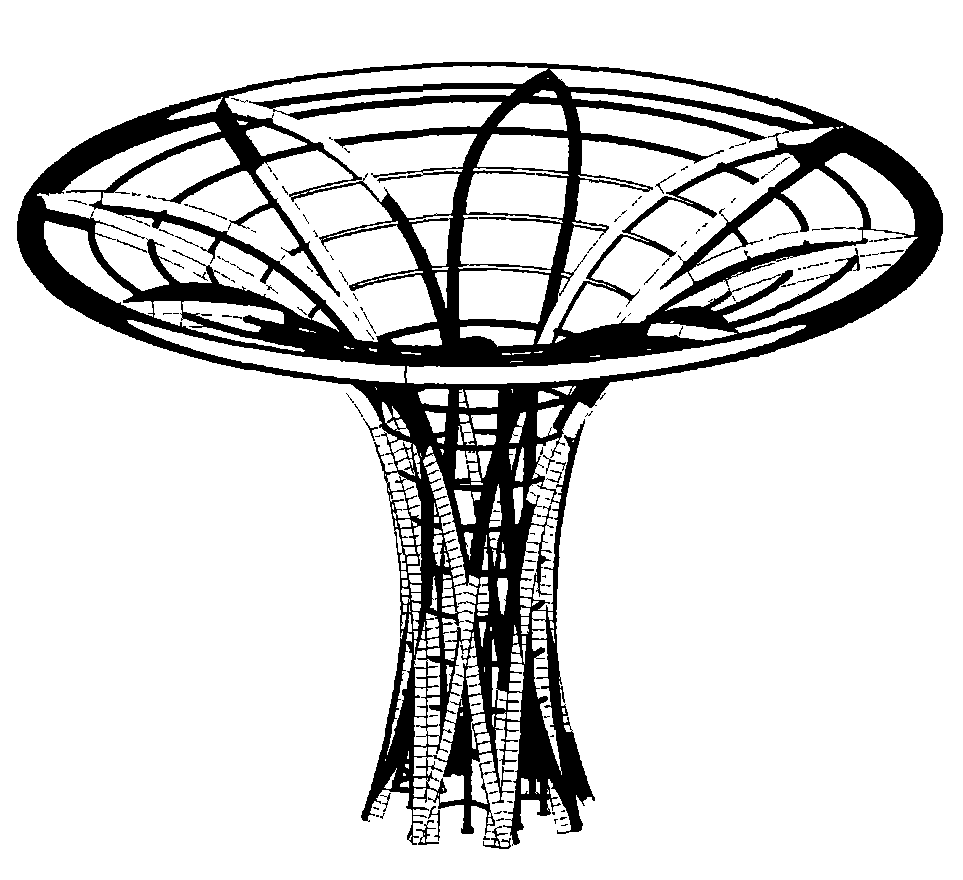 Assembling and positioning construction method of large steel casting members