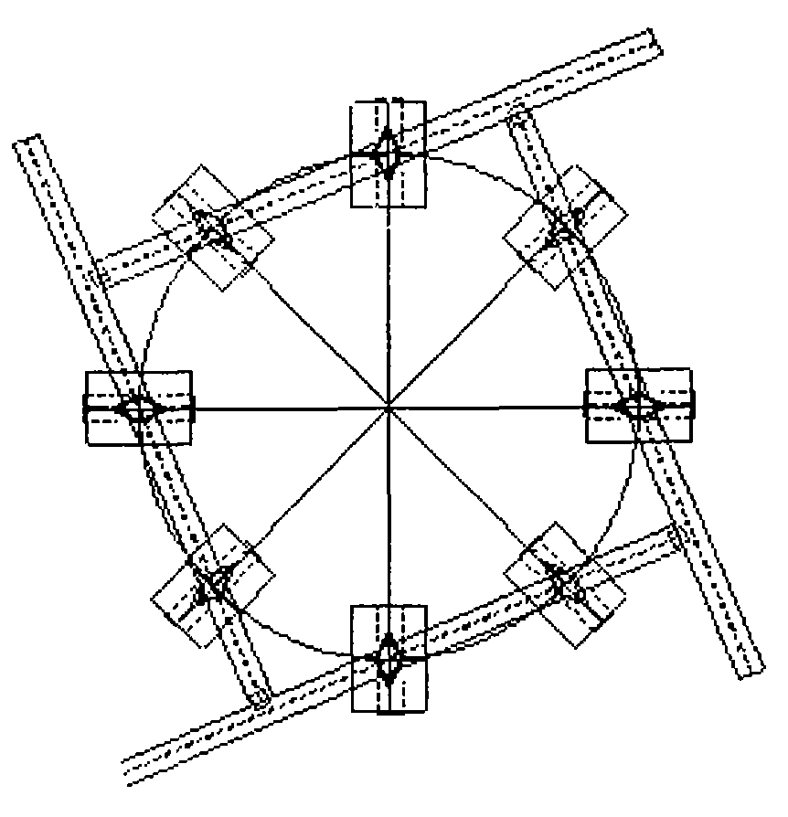 Assembling and positioning construction method of large steel casting members