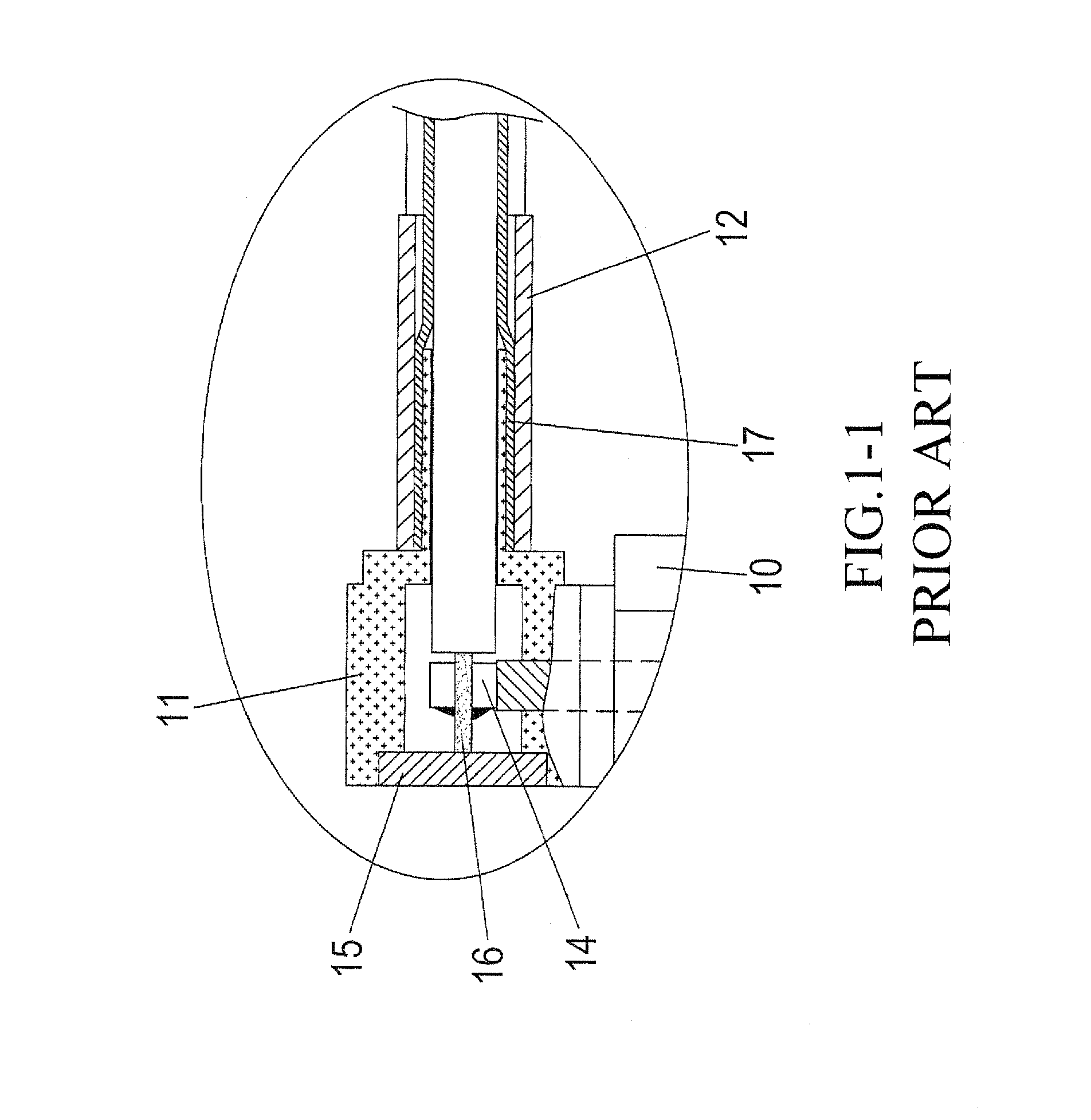 Contact of coaxial cable connector