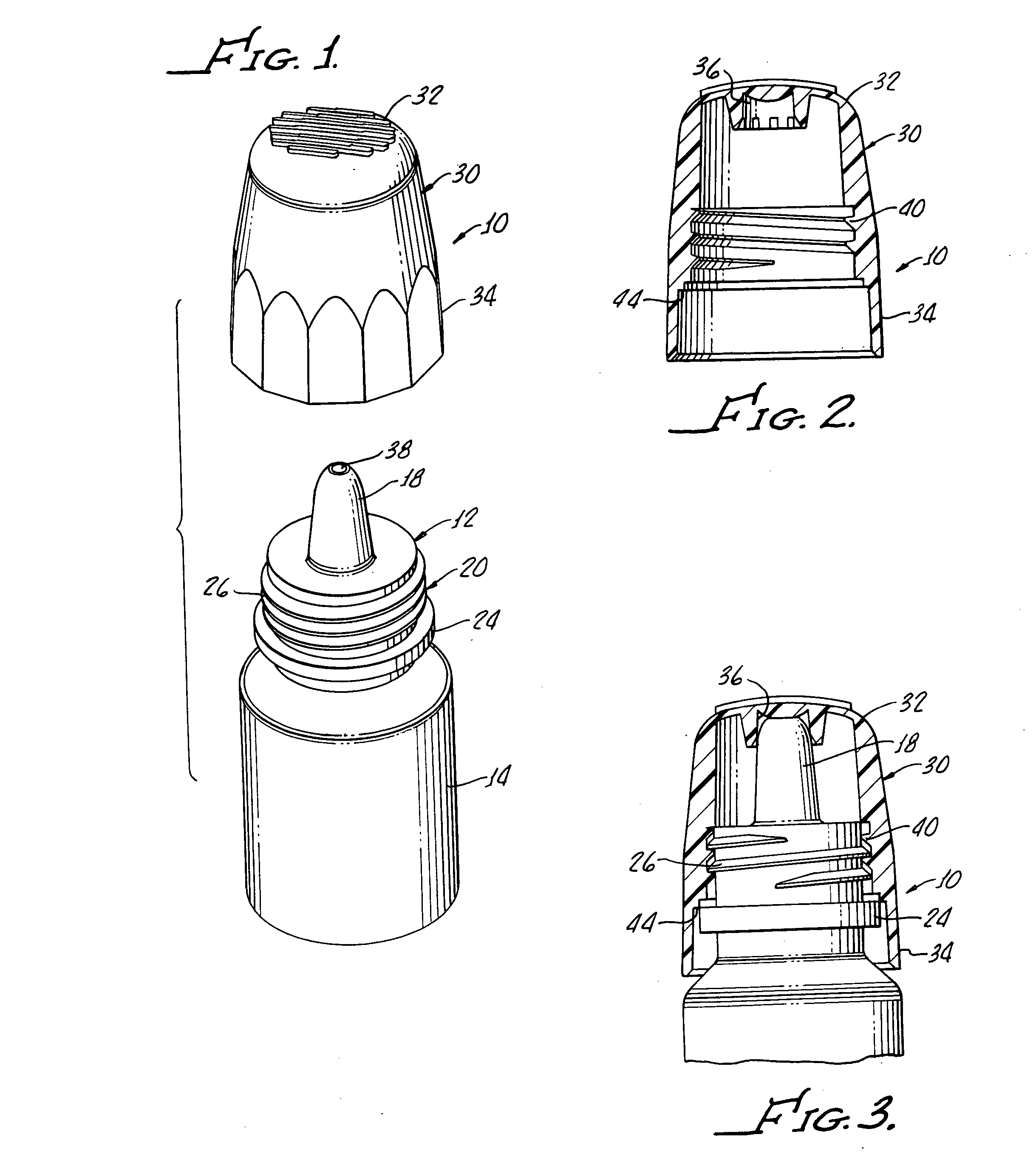 Skirted closure for small dropper bottles