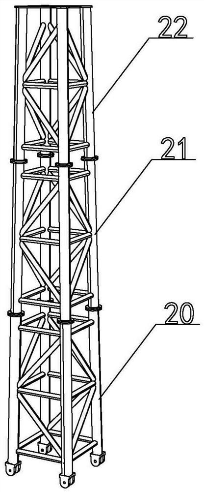 Quick-release modular mooring tower