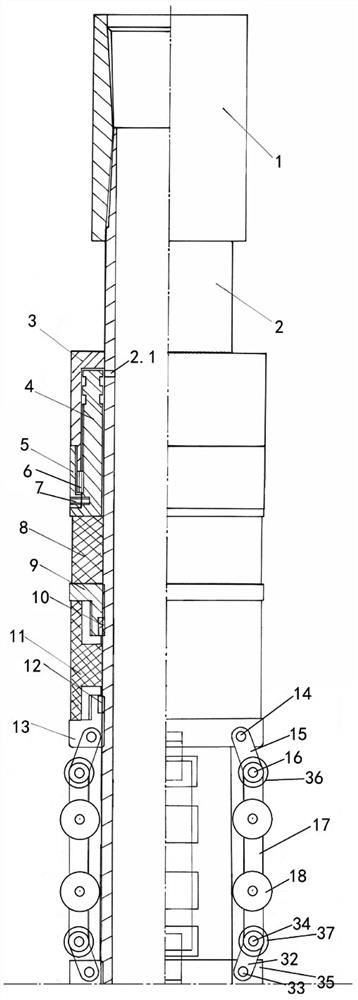 Casing centralizer and method for cementing construction