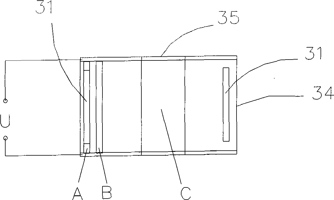ITO heater and heating method of LCD