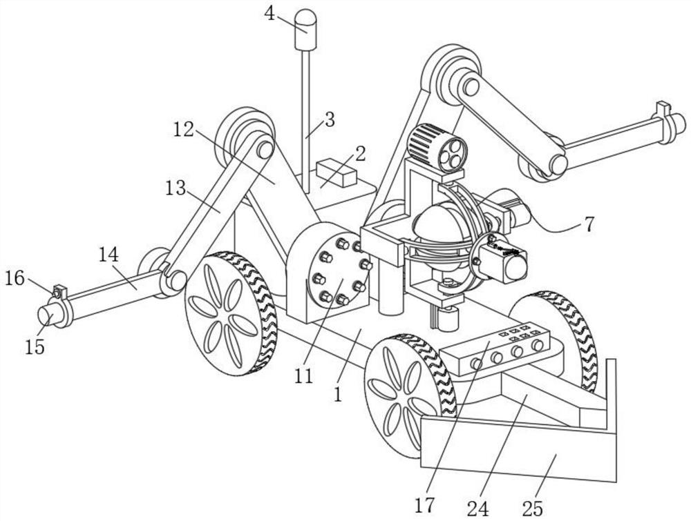 Robot for urban power grid tunnel dangerous environment