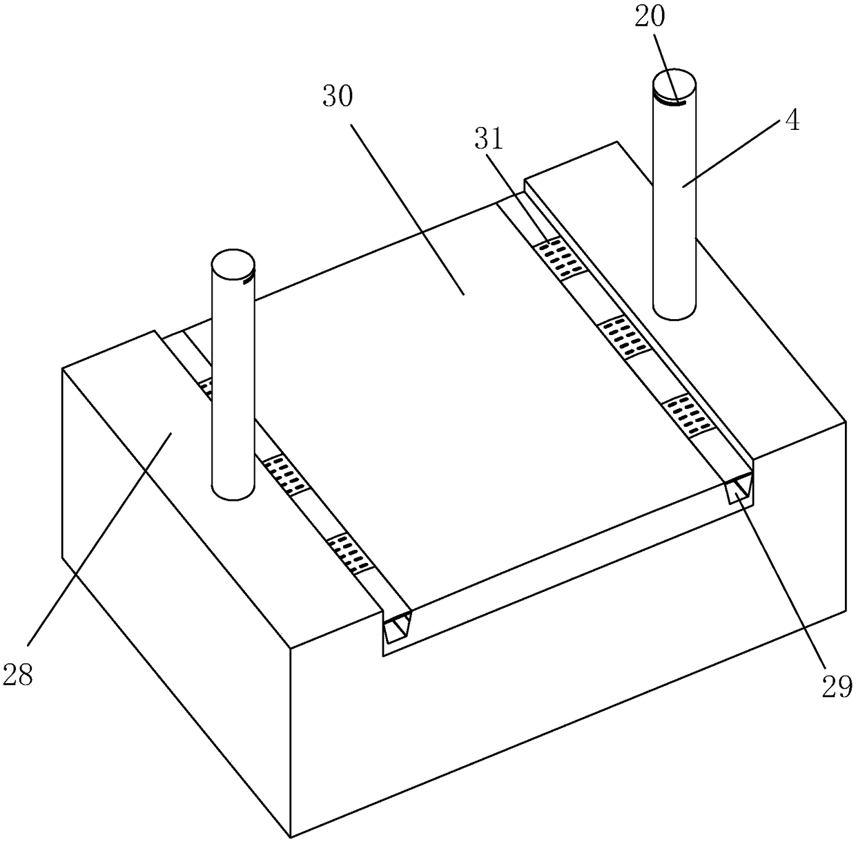 Urban road rainwater collection and treatment system and its construction method