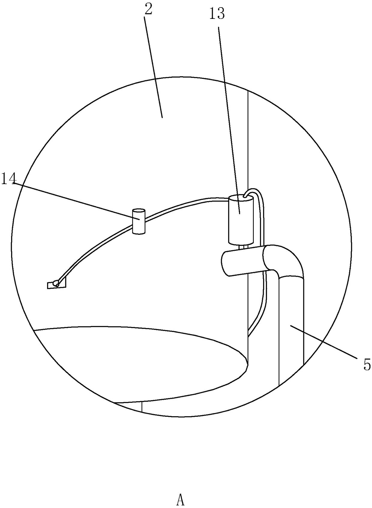 Urban road rainwater collection and treatment system and its construction method