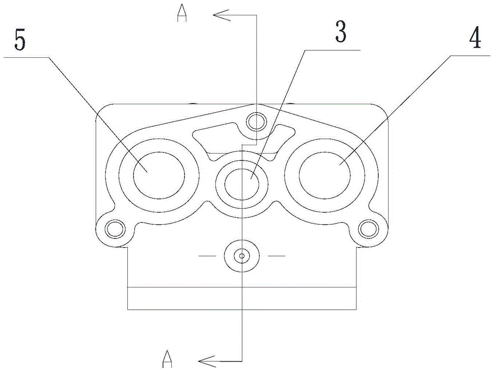 Four-section proportional valve for gas water heater