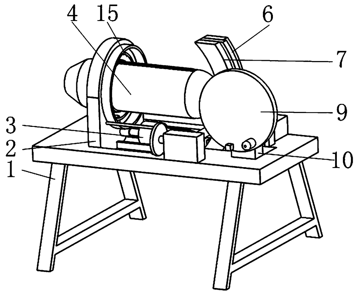 Concrete mixing device for constructional engineering